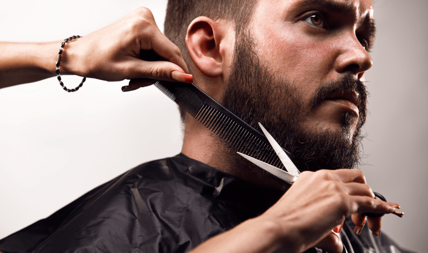 Comb-Back Men's Grooming